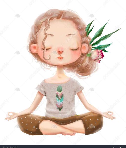 عکس یوگا کارتونی