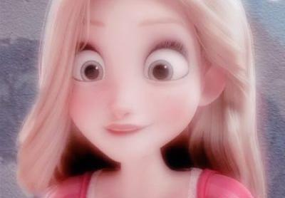عکس راپونزل با تاج