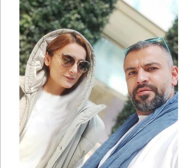عکس السا فیروزآذر و همسرش