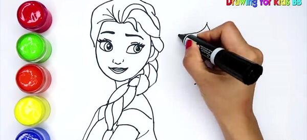 عکس السا نقاشی