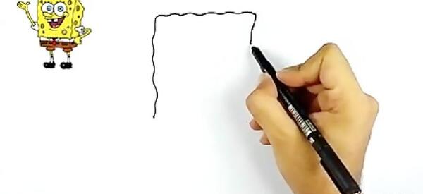 عکس نقاشی ی باب اسفنجی