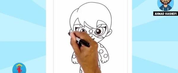 عکس نقاشی بن تن رنگی