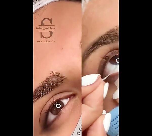 عکس زدن بن مژه