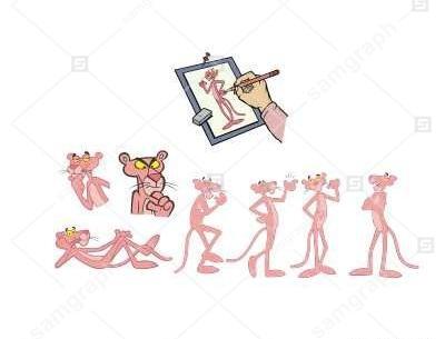 دانلود عکس پلنگ صورتی