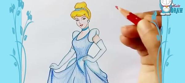 عکس نقاشی سیندرلا آسان