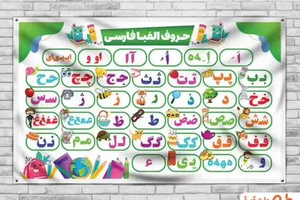 عکس حروف الفبا