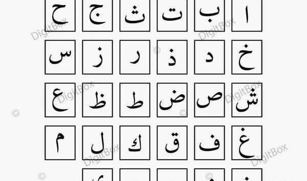 عکس حروف الفبا