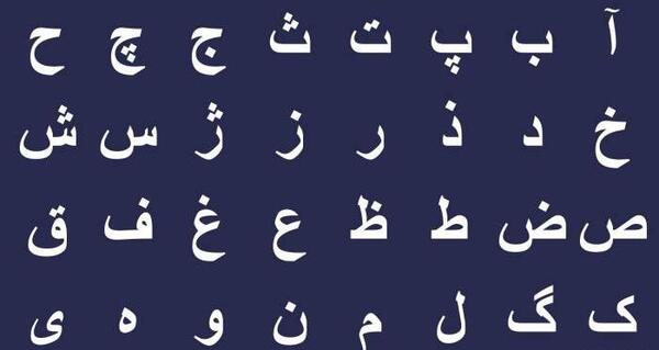 عکس حروف الفبا