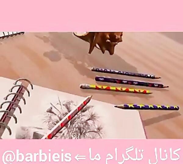 عکس کارتون راپونزل و قلم جادویی