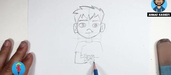عکس بن تن نقاشی
