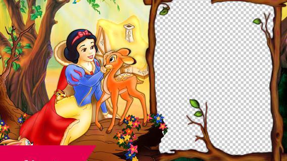 عکس سفید برفی کارتونی