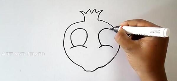 عکس نقاشی انار