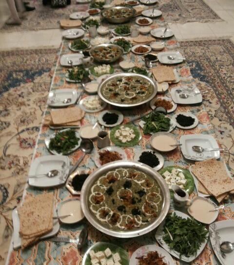 عکس سفره ختم انعام