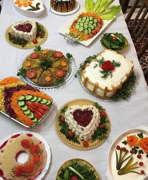 عکس سفره غذا لاکچری