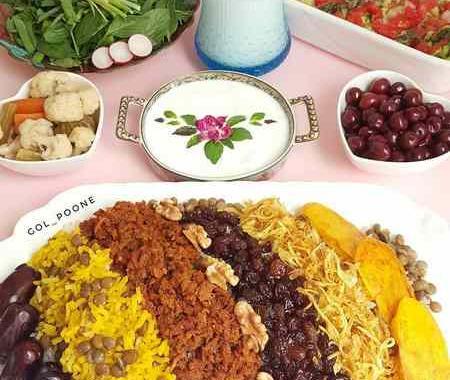 عکس سفره غذا لاکچری