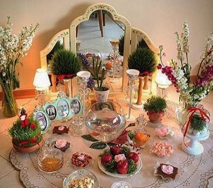 عکس طرح سفره هفت سین