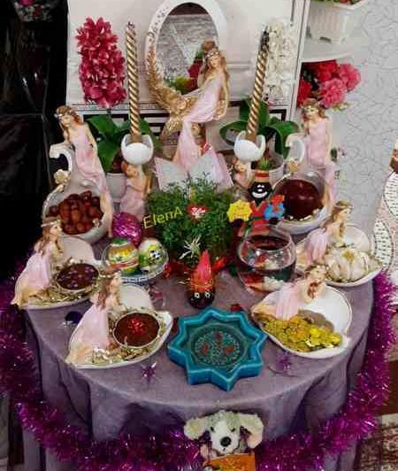 عکس طرح سفره هفت سین