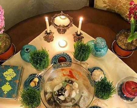 عکس طرح سفره هفت سین