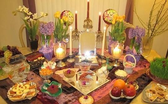 عکس طرح سفره هفت سین