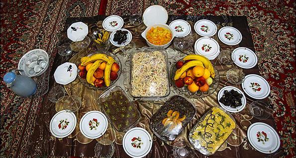عکس سفره ی عید فطر