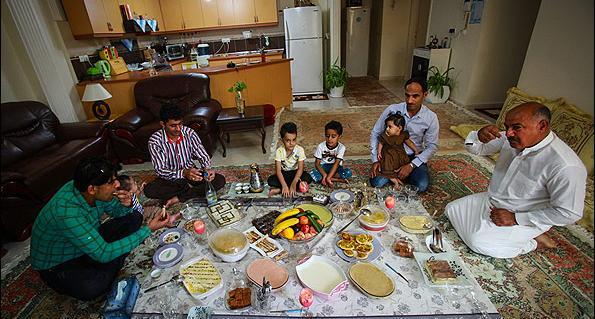 عکس سفره ی عید فطر