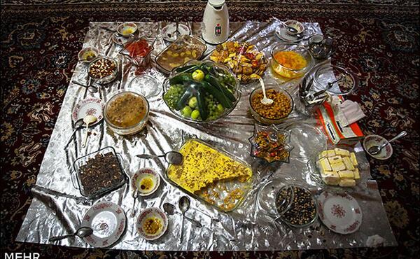 عکس سفره ی عید فطر