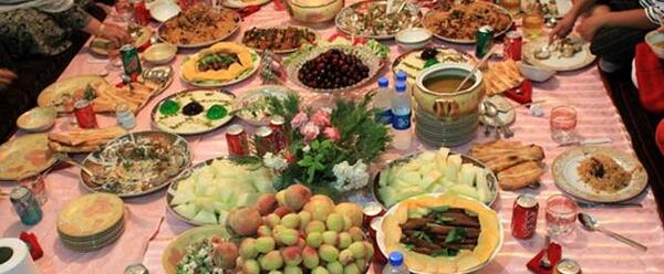 عکس سفره ی عید فطر