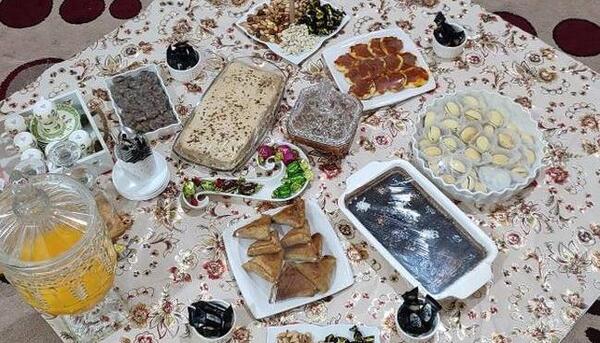 عکس سفره ی عید فطر