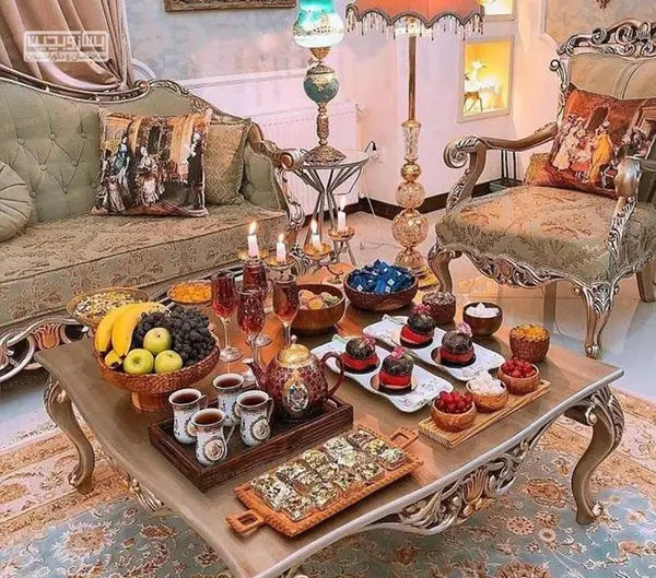 عکس چیدن سفره هفت سین