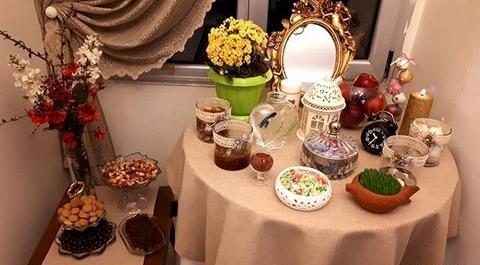عکس چیدن سفره هفت سین