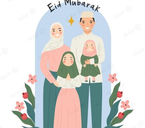 عکس عید فطر کارتونی