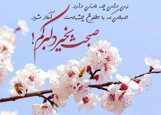 عکس نوشته صبح بخیر دلبرانه