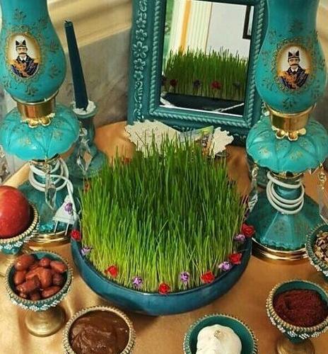 عکس تزیین ظروف سفره هفت سین