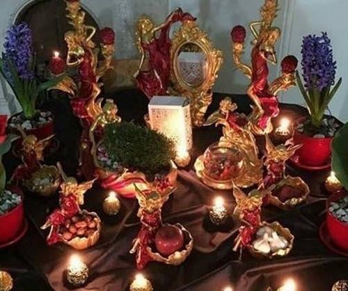 عکس تزیین ظروف سفره هفت سین