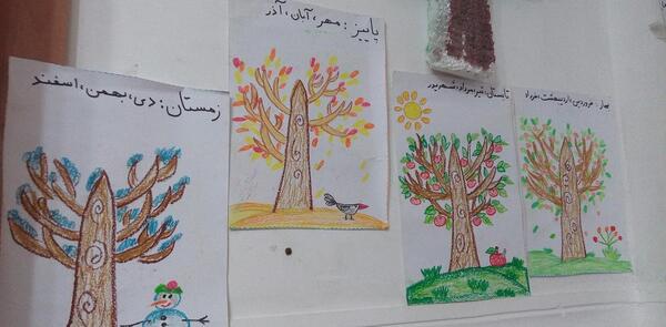 عکس نقاشی نماز باران