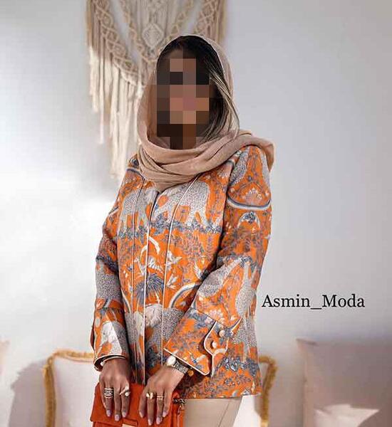 عکس مانتو ژاکارد کتی