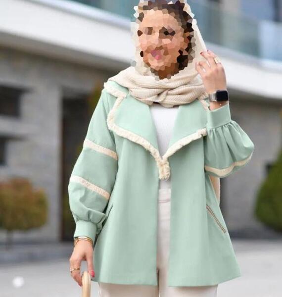 عکس مانتو خامه دوزی