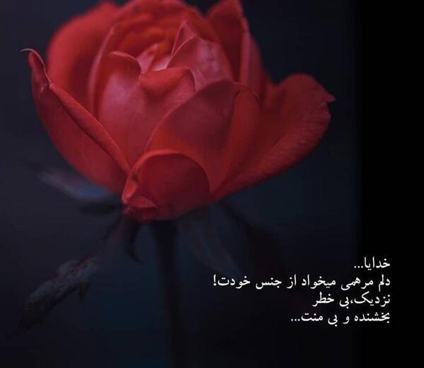 عکس نوشته خدا بخواهد غیر ممکن میشود ممکن