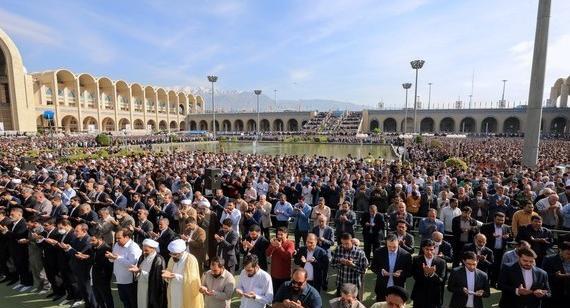 عکس قنوت نماز عید فطر