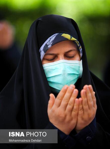 عکس قنوت نماز عید فطر