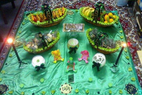 عکس سفره بی بی سه شنبه
