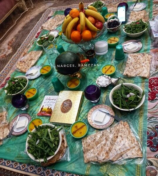 عکس سفره بی بی سه شنبه