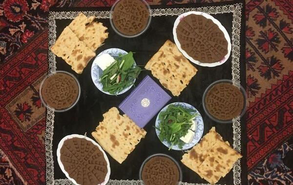 عکس سفره بی بی سه شنبه