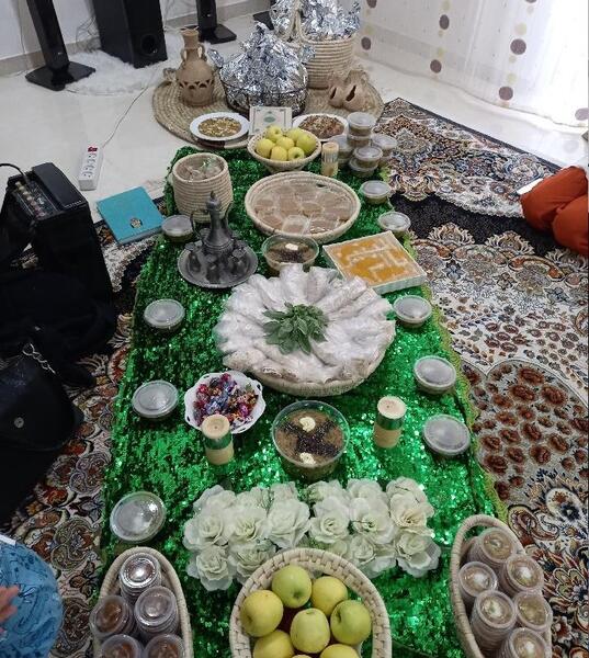 عکس سفره بی بی سه شنبه