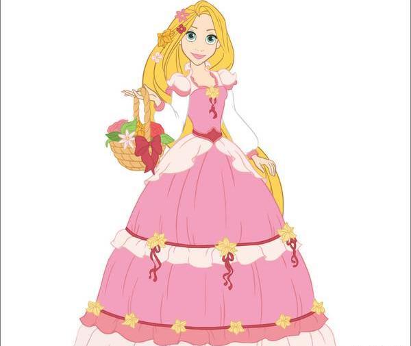 عکس نقاشی گیسو کمند