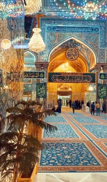 عکس نوشته دلتنگی برای امام حسین