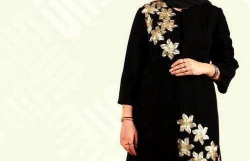 عکس مانتو گلدوزی شده