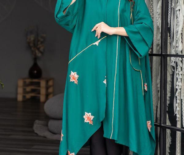 عکس مانتو گلدوزی شده