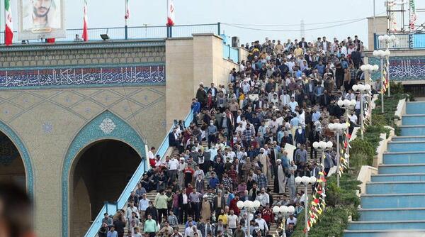 عکس نماز عید فطر رهبری