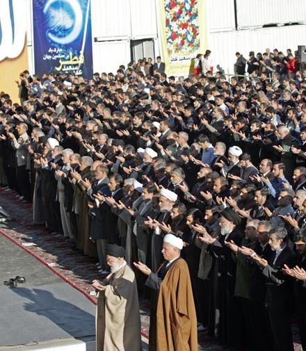 عکس نماز عید فطر رهبری
